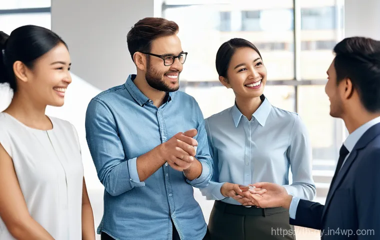 셀프 매니지드 팀의 연속적인 평가 및 피드백 - **Prompt: "A diverse and inclusive team of professionals, appearing to be predominantly Thai or Sout...