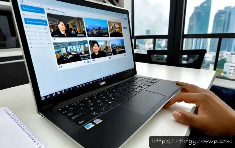 셀프 매니지드 팀에서의 리모트 워크 도전 과제 - Photorealistic home workspace in Bangkok, Thai remote team leader on a video conference shown only a...